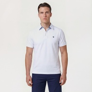 LTD เสื้อโปโลแขนสั้น ผู้ชาย สีขาว | New Gen Polo Shirt | 00980