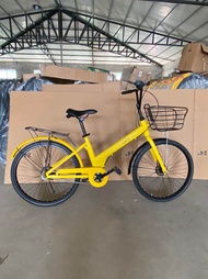 Genuine Goods Stock Small Yellow Car Shared Bicycle Same Ofo Bike Solid Tire Inflatable-Free Adult B