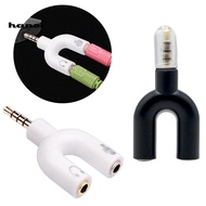 【HN】2 in 1 3.5mm Male to Female Jack Microphone Audio Splitter Converter Adapter