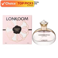LONKOOM Perfume WHISPERING PETALS EDP Longlasting Minyak Wangi Gift Floral Citrus Aromatic (30ml)