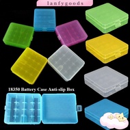 LANFYGOODSS Battery , Anti-slip Plastic 18650 Battery Box, High Quality Coloful 4 AA AA Rechargeable