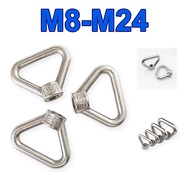 Eye Nut M8-M24 304 Stainless Steel Easy Install Rust Resistant (1-2pcs) [DX1]