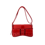 Tas Bahu Wanita Melissa Cargo Bag Red