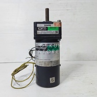 Ac Magnetic Brake Motor Gearbox Oriental Motor 6W 1:9 220V 166 Rpm