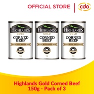 HIGHLANDS Gold Corned Beef 150g - Pack of 3