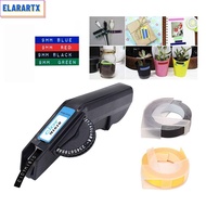 ELARARTX Embossing Label Maker, Black Plastic Raised Label Maker,  Manual Raised Lettering Portable 