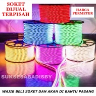 LED STRIP HOSE 5050 220V METER SUPER BRIGHT SMD 5050 WATERPROOF CEILING LIGHT/ DECORATION LIGHT/