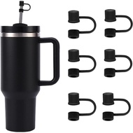 6PCS  Straw Covers Cap Compatible with Stanley Cup 30-40 oz Tumbler with Handle 10mm Straw Toppers，D