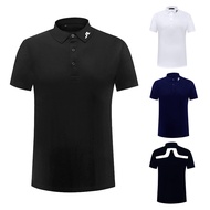 [J.LINDERBERG] Golf Short-Sleeved t-Shirt Men Thin Style Summer New Style Casual Sports Men's Top GO