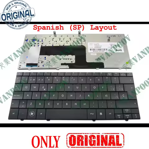 New SP Laptop Keyboard for HP Compaq Mini110 Mini 110 110-1000 Mini 102 Presario CQ10-100 Black Span