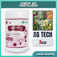 Agrishop AG Tech 1kg Hibor 60 Boron Micro Nutrients | Fertilizer Baja AB Sayur Daun Buah Fertigasi H