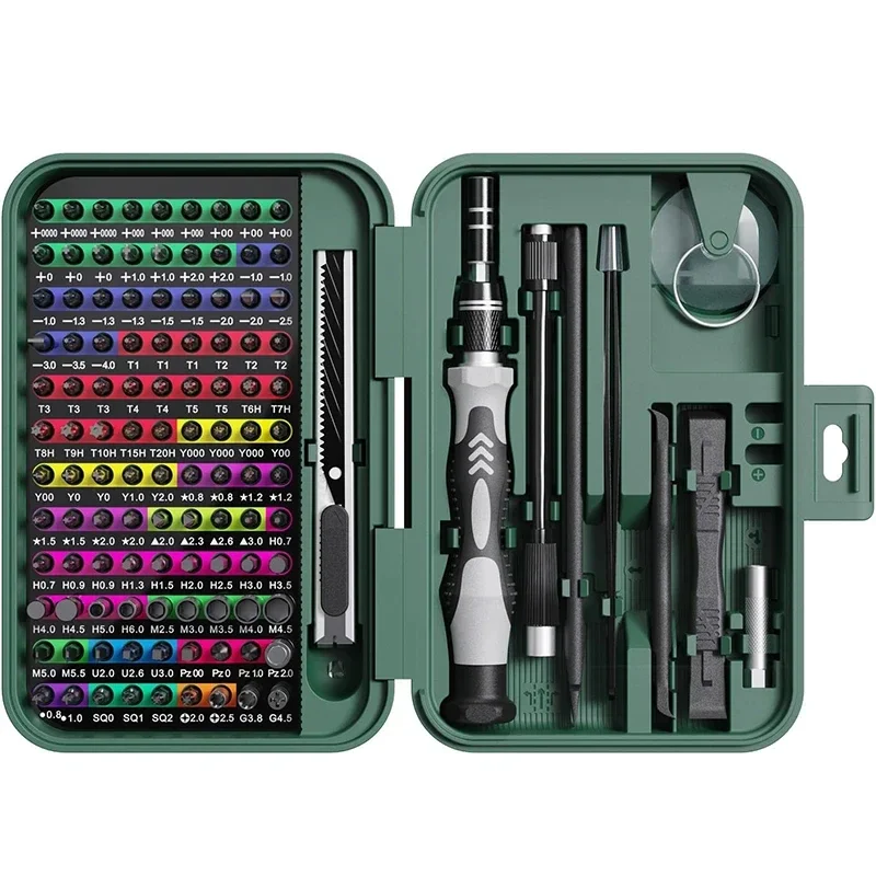 132 in 1 Precision Screwdriver Set Professional Hand Tool Kit Magnetic Torx Phillips Bits for iPhone