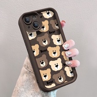 หมีน้อย เคสโทรศัพท์มือถือ Tpu For Realme เคส C11 2020 C20 C21 C2 C15 C21Y C25Y C51 C55 C53 C35 C30 C25S C12 5 5i 5s 6i 7i 9i C3 C20A Narzo N53 ซิลิโคนนิ่ม กันกระแทก สีพื้น เคสสำหรับมือถือ