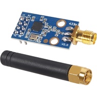 Modul Tanpa Wayar CC1101 dengan Antena SMA Modul Pemancar Tanpa Wayar 315/433/868/915MHZ