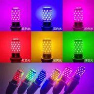 E27/E14 Spiral led Bulb 12W 16W E14 Lamp Holder E12 God Lamp Refrigerator Bulb Red Pink Purple Blue 