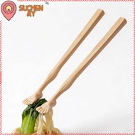 SUCHENMY 1pair Foot Shape Chopsticks, Lightweight With Straw Toe-Shaped Chopsticks, Funny Soles of F