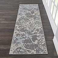 Nourison JUB12 Jubilant Grey Area Rug Runner 2'3" x 7'3", 2'x7'
