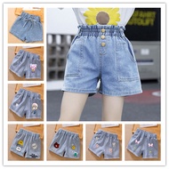 Girls' Shorts Girl Denim Shorts Children's Summer Outdoor Shorts