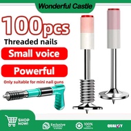 GIFT Nail Gun Ceiling Artifact Rivet Nail Fastener Threaded Nail Round Nail,Nail Gun Cordless 7.3mm 