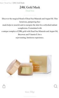 Laline 24K mask