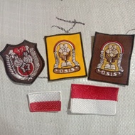 MERAH Bet logo for elementary, middle, and high school, red and white flag,/, contents 10 pieces