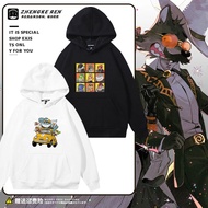 Bad Guys Alliance 2 Cartoon Animation Pattern Printed Hoodie Cute Big Bad Wolf