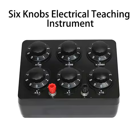 0-99999.9 Ohm Simple Resistance Box Precision Variable Decade Resistor Teaching Instrument Teaching 
