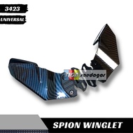 Mirror WINGLET KIT CARBON WING HONDA CBR650R CB1000RR CBR600RR CBR250R CBR600F4