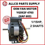 OEM TOPAIRE AIR COND CEILING (A/C MODEL: TCFE16/18) FAN MOTOR YGDE2F4703 (1/15HP) | ALLCO PARTS SUPP