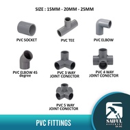 PVC PIPE FITTING/ PAIP PVC  15MM 20MM 25MM