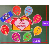 LOVE CLASS - 9 SEPARATE PIECE