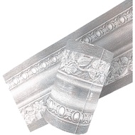 3D Wood Grain Self Adhesive Peel and Stick Waterproof Wall Border Easy to Apply Home Decor Bathroom 