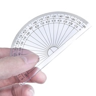 1 Piece Plastic Protractor, 180 Degrees Protractor for Angle Measurement Student Math, 4 Inches, Cle