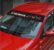 Car Styling Car Windscreen Windshield Sticker  Decals For Honda Civic Accord Fit Crv Hrv Jazz City C