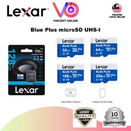 LEXAR Blue Plus microSD Card UHS-I (32GB_64GB_128GB_256GB) 4K Video