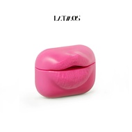 LATMOS Lip Earphone Case Suitable for Airpods Soft Case Apple Earphone Protective Case Red Lip Silic
