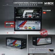 [訂購] 1∶64 場景 BMW主題 貨櫃箱 展示盒 🈶燈 拼裝場景模型