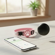 Location Tag for Summer Cats, GPS Collar Wallet, New 2026 Tag Lokasi untuk Kucing Musim Panas, Kolar