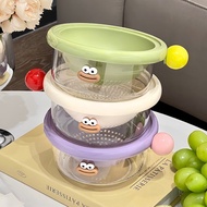Thickened Drain Basket Dopamine Vegetable Sink Kitchen Fruit Washing Multi-functional Double-layer V