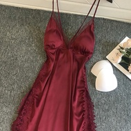 XAVIA V28 Brand Lua Satin Lace Sleepwear