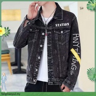 Man's Jackets And Coats Winter Brand Hooded Vintage Distressed Demin Jacket Tops Coat Outwear Jean J