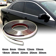 List Krom / Lis Krom Dekorasi Interior Exterior Mobil Moulding Trim Strip Chrome 4Meter / Lis Chrome