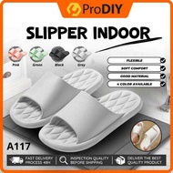 Sandal Selipar Rumah Comfort Slipper Summer Soft Non-slip Home Indoor Slipper Flip Flops Family Flat Shoe Hotel New A117