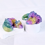 High sales Wholesale Products Energy Crystal Craft Bismuth Dragon Carving Ornament for Home Decorati