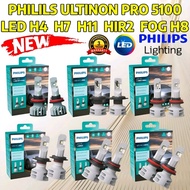 PHILIPS LED HEADLINGHT ULTINON PRO5100 Headlight Bulb Light Value 5800K Bright +1 H4 H7 H11 HIR2 FOG