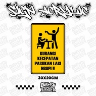 2MM ACRYLIC SIGN FOR COFFEE TROOPS DIAMETER SIZE 30X10CM + DOUBLE TAPE PRINT UV HIGH QUALITY | ONE T