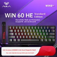 AULA Win60 Win68 HE Customized Magnetic Switch Gaming E-Sport Rt0.02Mm 8K Hot Swap RGB Nical Keyboar