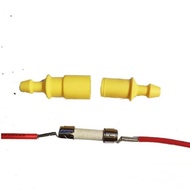 Yellow Fuse Holder 6 * 30 Wire Harness Fuse Shell Over 30A Current Nylon Fuse Box SXRL