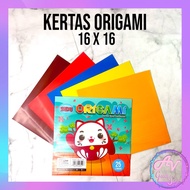 kertas origami SIDU / kertas origami 1 SISI / kertas lipat / kertas warna / origami paper