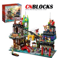 70620 70657 70751 71741 71799 Markets Building Blocks Bricks Creative Expert Street View House Toy F